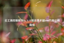云工场控股股东Ru Yi IT拟出售不超6900万股公司股份